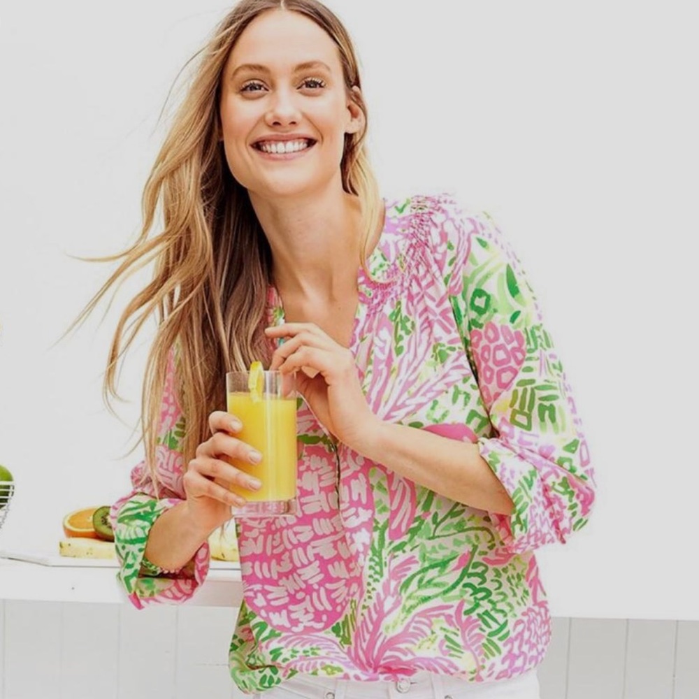 Lilly Pulitzer Elsa Top Home Slice